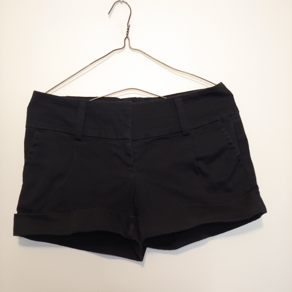 Black Jean Shorts